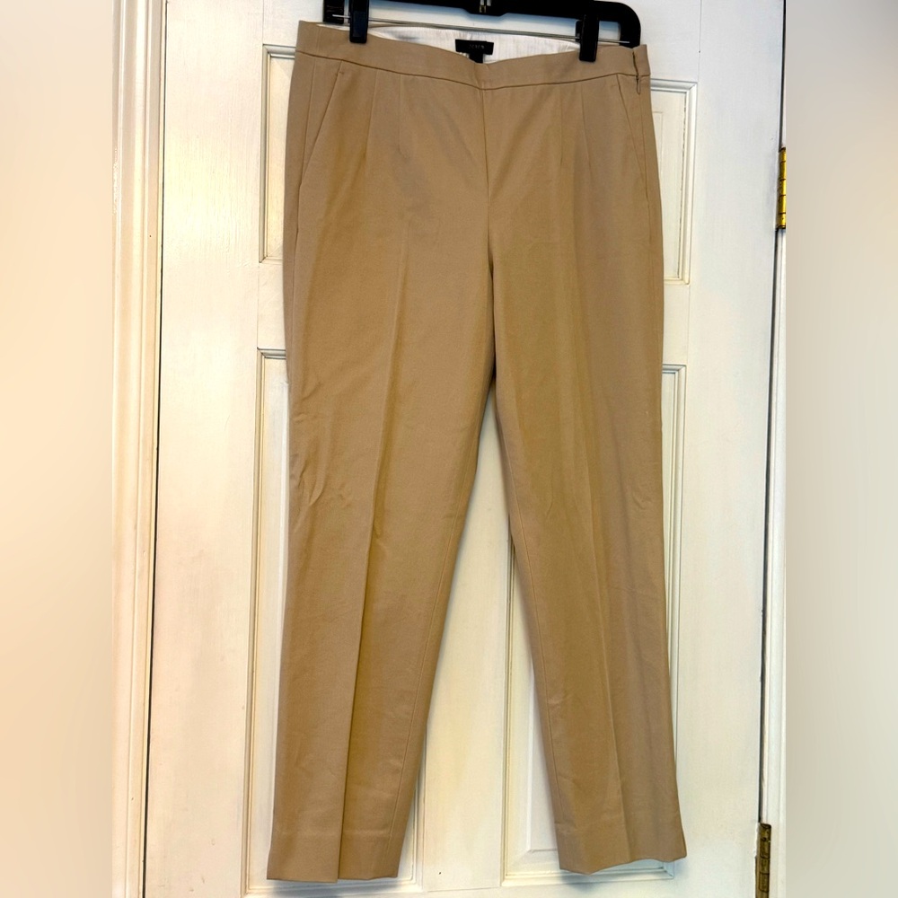 J. Crew Women's Tan Straight Leg Pants